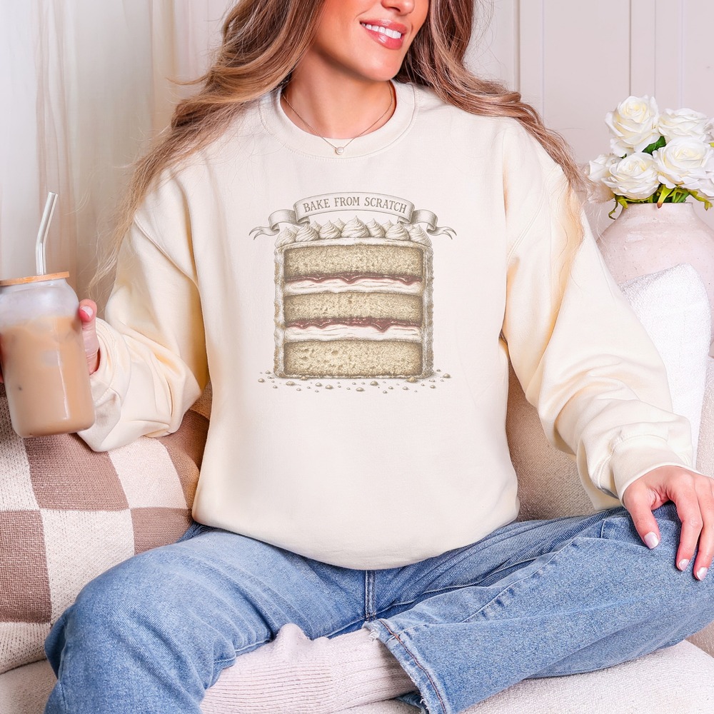 Bake From Scratch Layer Cake Cross-Section Sweatshirt